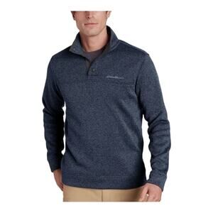 Eddie Bauer Men’s Radiator Quarter Snap  Fleece Mock Pullover